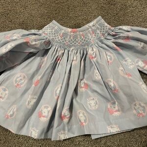TBBC Smocked Bell House Bloomer Set 12-18M